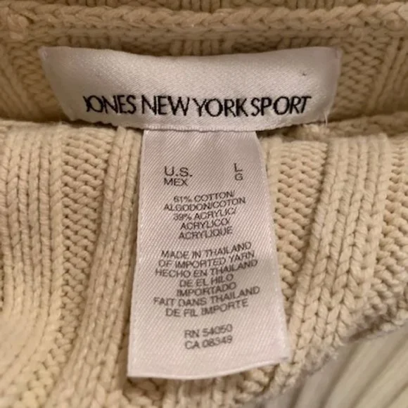 Jones New York Sport beige sweater - Picture 2 of 8